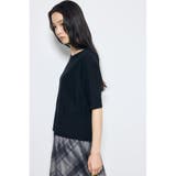 カシミヤミックスハーフスリーブニット | AZUL BY MOUSSY | 詳細画像14 