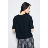 カシミヤミックスハーフスリーブニット | AZUL BY MOUSSY | 詳細画像19 
