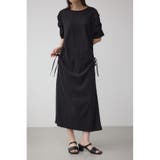 BLK | サイドシャーリングワンピース | AZUL BY MOUSSY