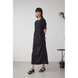 サイドシャーリングワンピース | AZUL BY MOUSSY | 詳細画像3