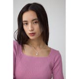 VENUSスクエアネックリブニット | AZUL BY MOUSSY | 詳細画像36 