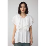 ラッフルペプラムブラウス | AZUL BY MOUSSY | 詳細画像5 