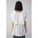 ラッフルペプラムブラウス | AZUL BY MOUSSY | 詳細画像7 