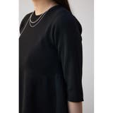 ペプラム5分袖ニットトップス | AZUL BY MOUSSY | 詳細画像19