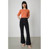 MULTICOLOR BORDER RIB TOPS | AZUL BY MOUSSY | 詳細画像24 