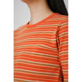 MULTICOLOR BORDER RIB TOPS | AZUL BY MOUSSY | 詳細画像28 