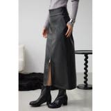 フェイクレザーZIPタイトスカート | AZUL BY MOUSSY | 詳細画像2 