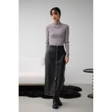 フェイクレザーZIPタイトスカート | AZUL BY MOUSSY | 詳細画像3 