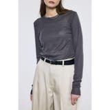 シアー素材ロングTシャツ | AZUL BY MOUSSY | 詳細画像9 