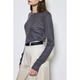 シアー素材ロングTシャツ | AZUL BY MOUSSY | 詳細画像10 