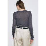 シアー素材ロングTシャツ | AZUL BY MOUSSY | 詳細画像11 