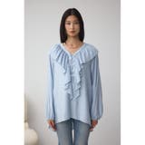 レースアップラッフルブラウス | AZUL BY MOUSSY | 詳細画像39 