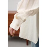 コットンリネンバックデザインシャツ | AZUL BY MOUSSY | 詳細画像10 