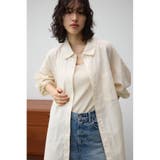 コットンリネンバックデザインシャツ | AZUL BY MOUSSY | 詳細画像1 