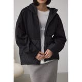 BLK | ダンボールドッキングジップパーカー | AZUL BY MOUSSY