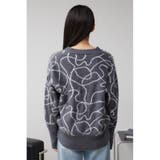 ライン柄ニットカーディガン | AZUL BY MOUSSY | 詳細画像30 