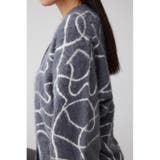 ライン柄ニットカーディガン | AZUL BY MOUSSY | 詳細画像32 