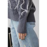 ライン柄ニットカーディガン | AZUL BY MOUSSY | 詳細画像33 