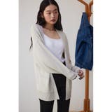ヘリンボーンニットカーディガン | AZUL BY MOUSSY | 詳細画像12