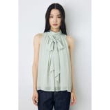 シフォンノースリーブブラウス | AZUL BY MOUSSY | 詳細画像23 