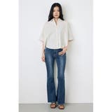 フレンチリネンCOOLMAXショートドルマンシャツ | AZUL BY MOUSSY | 詳細画像20 