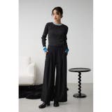 チェーンストラップワイドパンツ | AZUL BY MOUSSY | 詳細画像4 