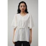 FLARE SLEEVE PEPLUM BLOUSE | AZUL BY MOUSSY | 詳細画像5