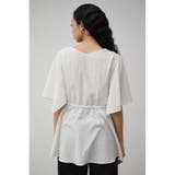 FLARE SLEEVE PEPLUM BLOUSE | AZUL BY MOUSSY | 詳細画像7