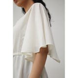 FLARE SLEEVE PEPLUM BLOUSE | AZUL BY MOUSSY | 詳細画像9