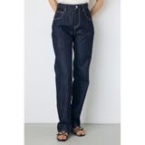 One Wash1 | AZUL DENIM センタープレスストレートデニム ロング丈 | AZUL BY MOUSSY