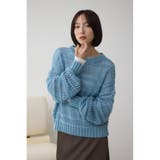 メッシュボーダーインナーセットニット | AZUL BY MOUSSY | 詳細画像15 