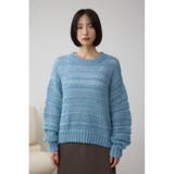 メッシュボーダーインナーセットニット | AZUL BY MOUSSY | 詳細画像17 