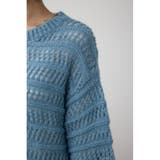 メッシュボーダーインナーセットニット | AZUL BY MOUSSY | 詳細画像21 