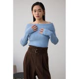 オフショルダーニット | AZUL BY MOUSSY | 詳細画像24