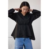 2WAYバルーンスリーブペプラムブラウス | AZUL BY MOUSSY | 詳細画像14
