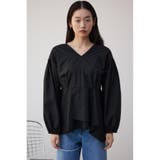 2WAYバルーンスリーブペプラムブラウス | AZUL BY MOUSSY | 詳細画像17