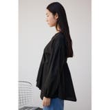 2WAYバルーンスリーブペプラムブラウス | AZUL BY MOUSSY | 詳細画像18