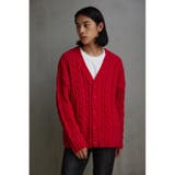 シェニールケーブルニットカーディガン | AZUL BY MOUSSY | 詳細画像35
