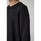 ハニカムベーシッククルーネックニット | AZUL BY MOUSSY | 詳細画像21