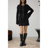 ジップアンサンブルニットワンピース | AZUL BY MOUSSY | 詳細画像1 