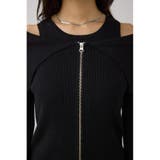 ジップアンサンブルニットワンピース | AZUL BY MOUSSY | 詳細画像9 