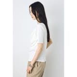 ドレープ5分袖トップス | AZUL BY MOUSSY | 詳細画像4