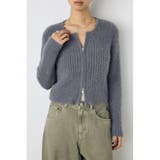 ダブルジップシャギーニットカーディガン | AZUL BY MOUSSY | 詳細画像39