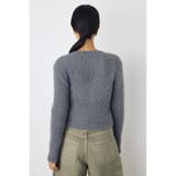 ダブルジップシャギーニットカーディガン | AZUL BY MOUSSY | 詳細画像41