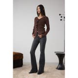 AZUL DENIM ラインストーンフレアデニム | AZUL BY MOUSSY | 詳細画像4 