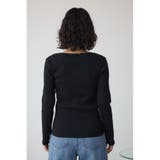 ダイヤネック長袖リブトップス | AZUL BY MOUSSY | 詳細画像17