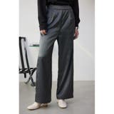 シャイニーリラックスワイドパンツ | AZUL BY MOUSSY | 詳細画像2 