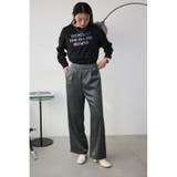シャイニーリラックスワイドパンツ | AZUL BY MOUSSY | 詳細画像4 