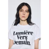 メッセージロゴ半袖Tシャツ | AZUL BY MOUSSY | 詳細画像3 