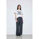 メッセージロゴ半袖Tシャツ | AZUL BY MOUSSY | 詳細画像4 